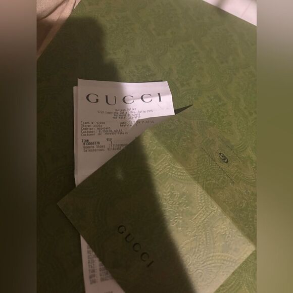 GUCCI PRISCILLA 105 METALLIC LEATHER PUMPS size 38.5 BRAND NEW IN BOX - Picture 11 of 15